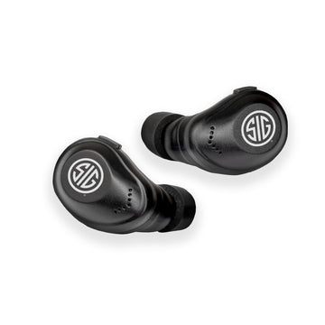AXIL x SIG SAUER XCOR PRO Ear Buds case charging for extended use