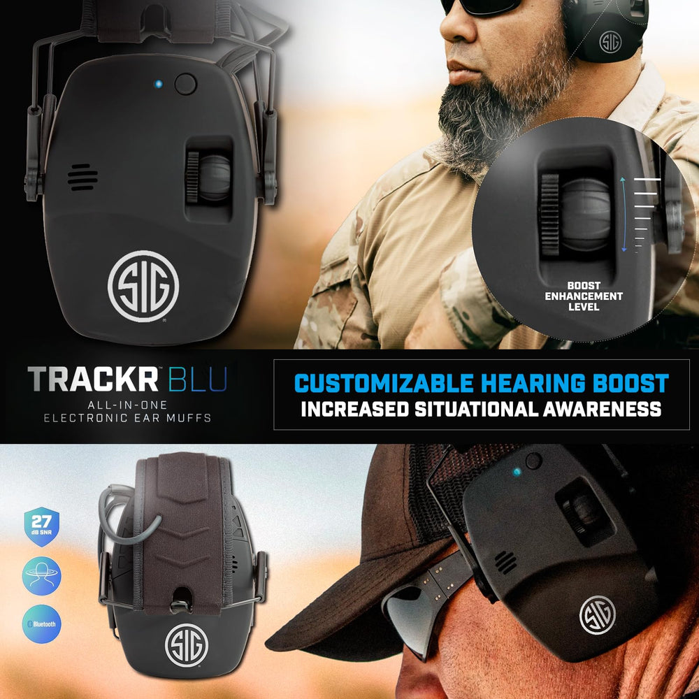 AXIL TRACKR Blu Autoblocker technology close-up emphasizing ambient sound tuning