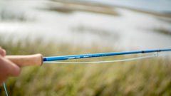 RECOIL guides and stainless-steel snake guides on Axiom II-X rod