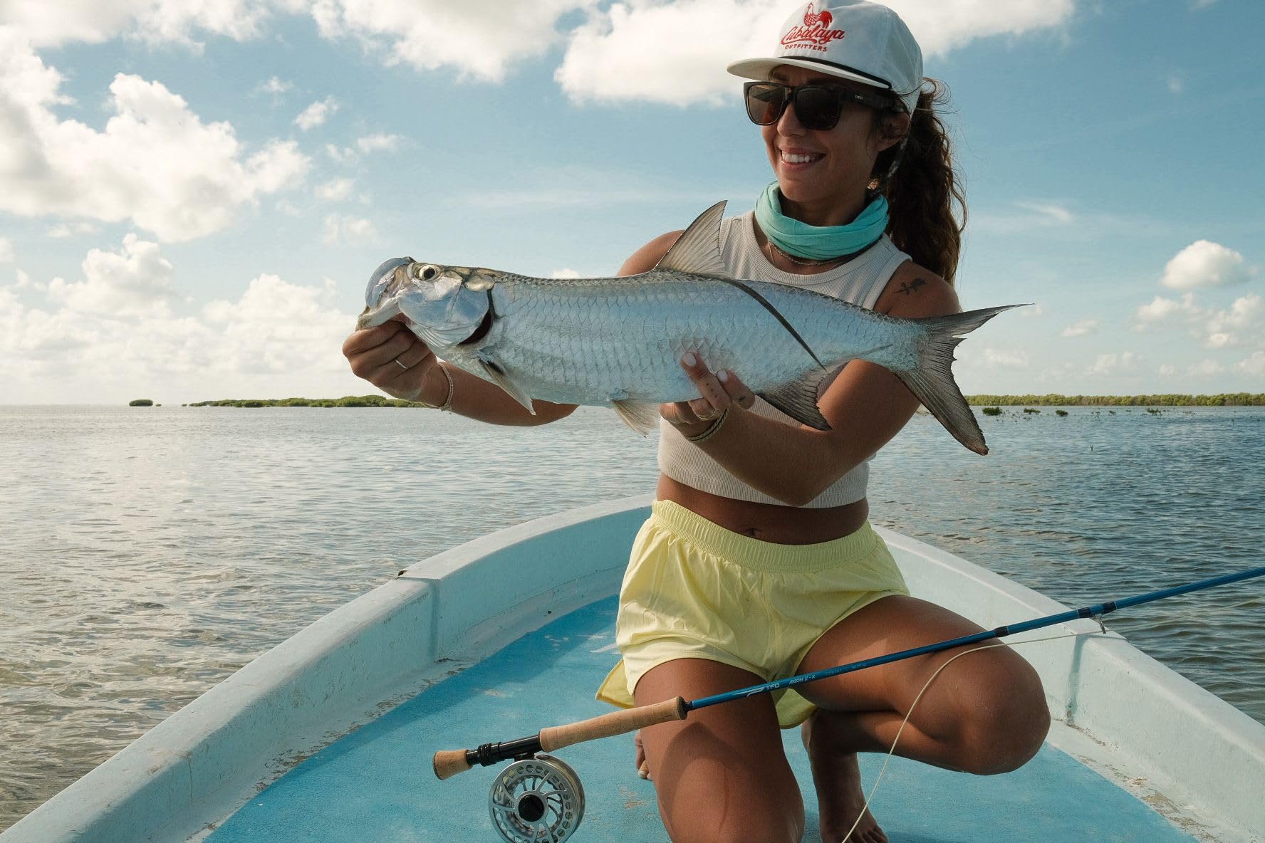 Overall view of 11 weight 9ft 4-piece Axiom II-X fly rod