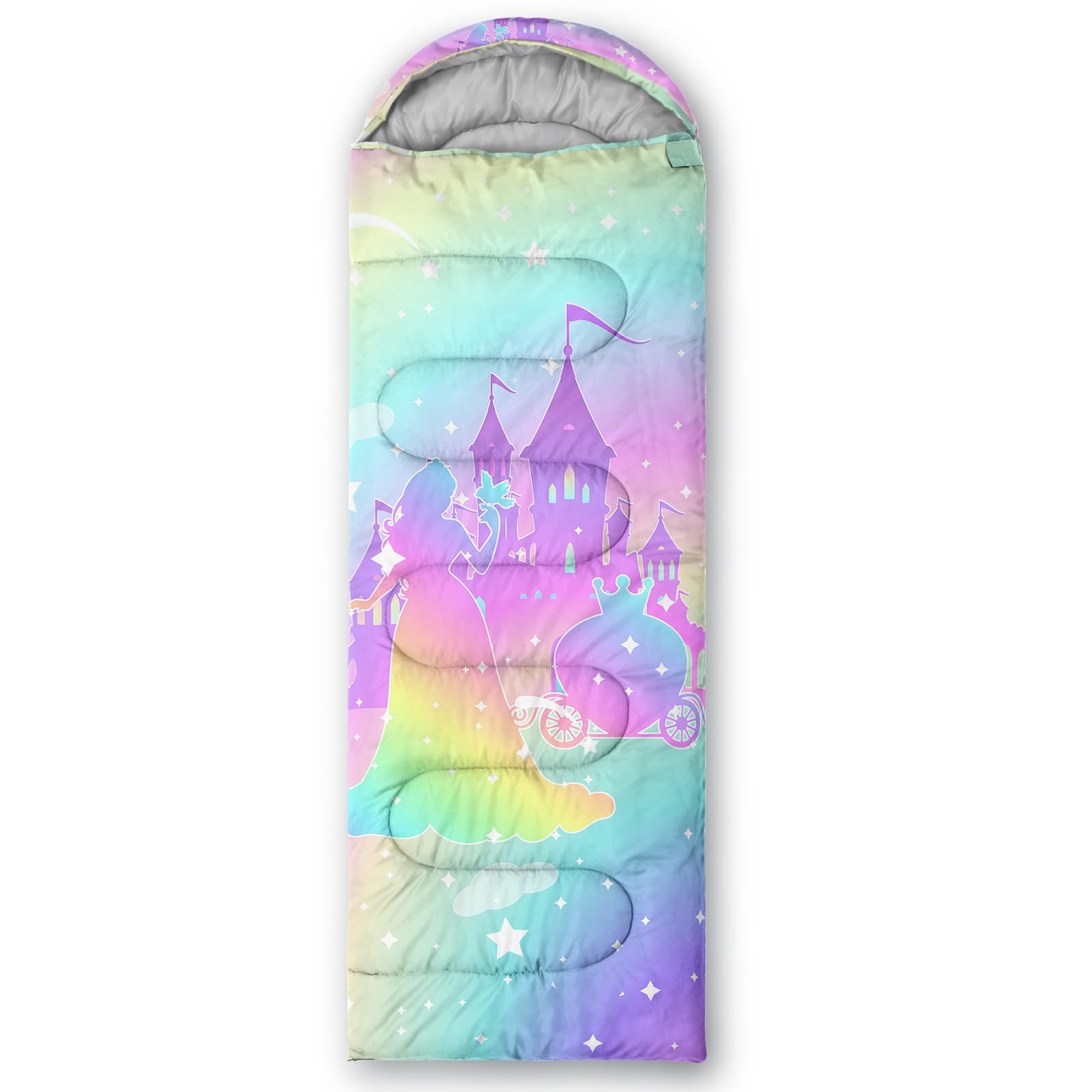 Axolotl Princess sleeping bag 3D print design adds kid-friendly appeal
