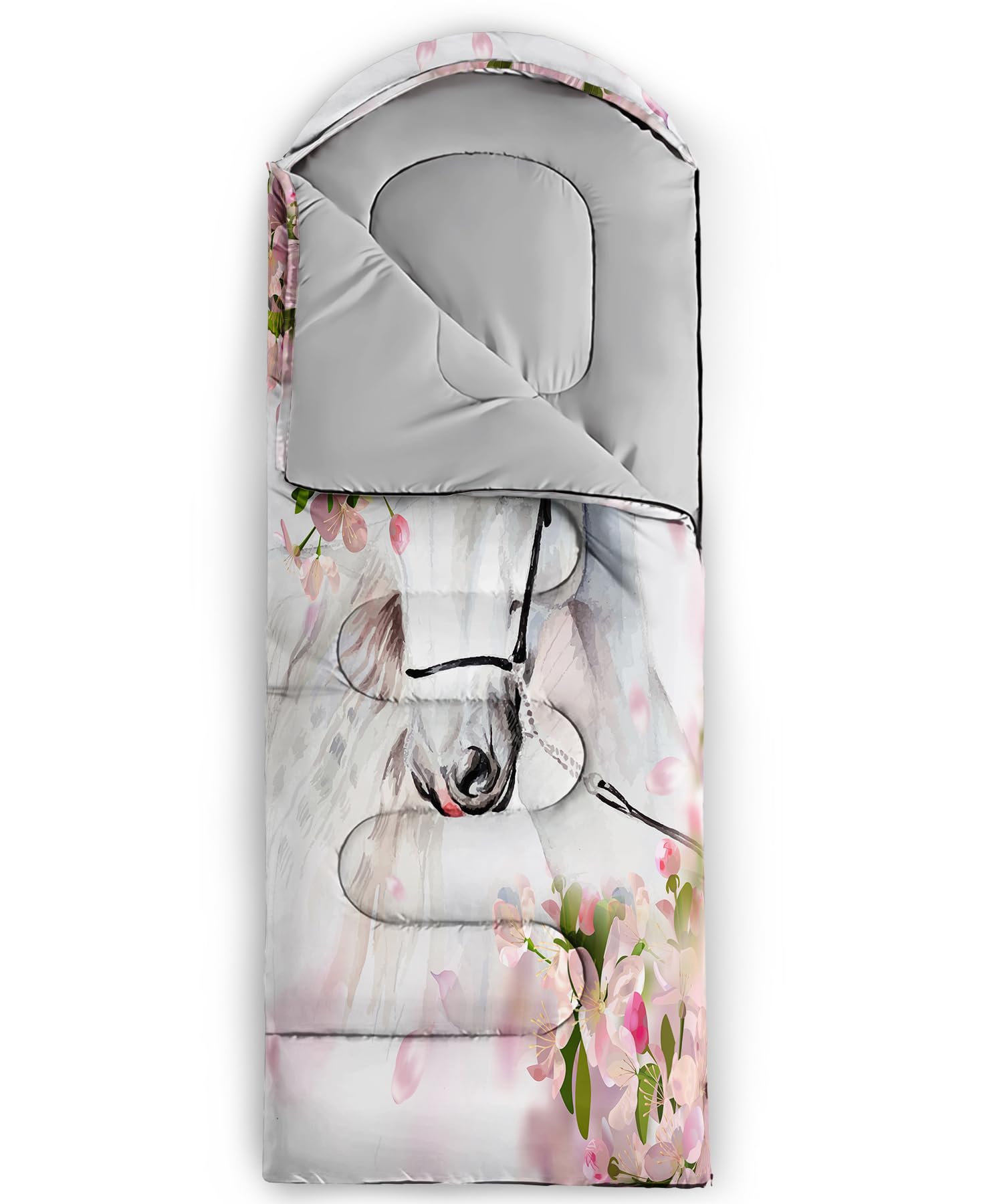 Axolotl sleeping bag suitable for three-season use on cool nights