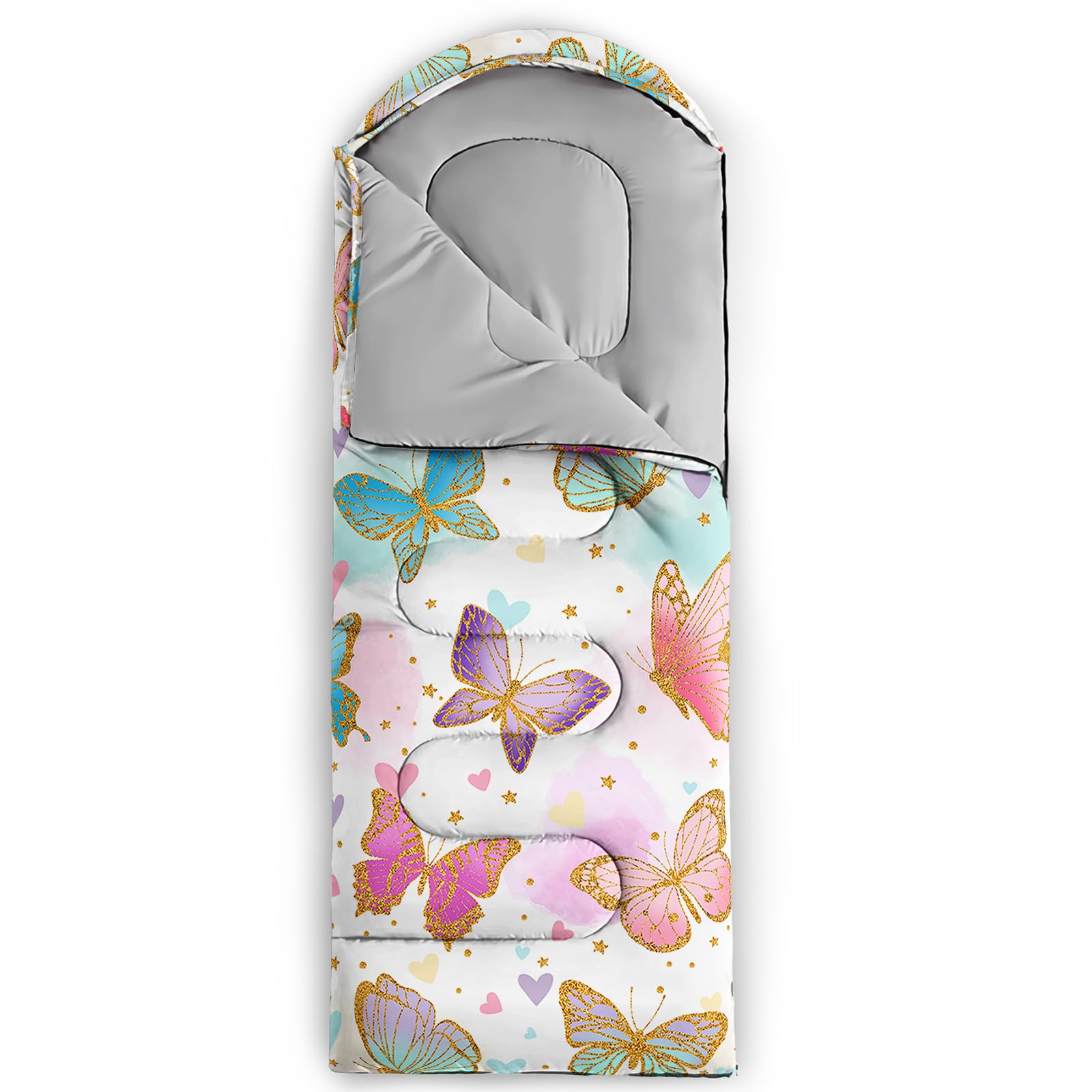 Axolotl compact sleeping bag fits travel packs for quick trips