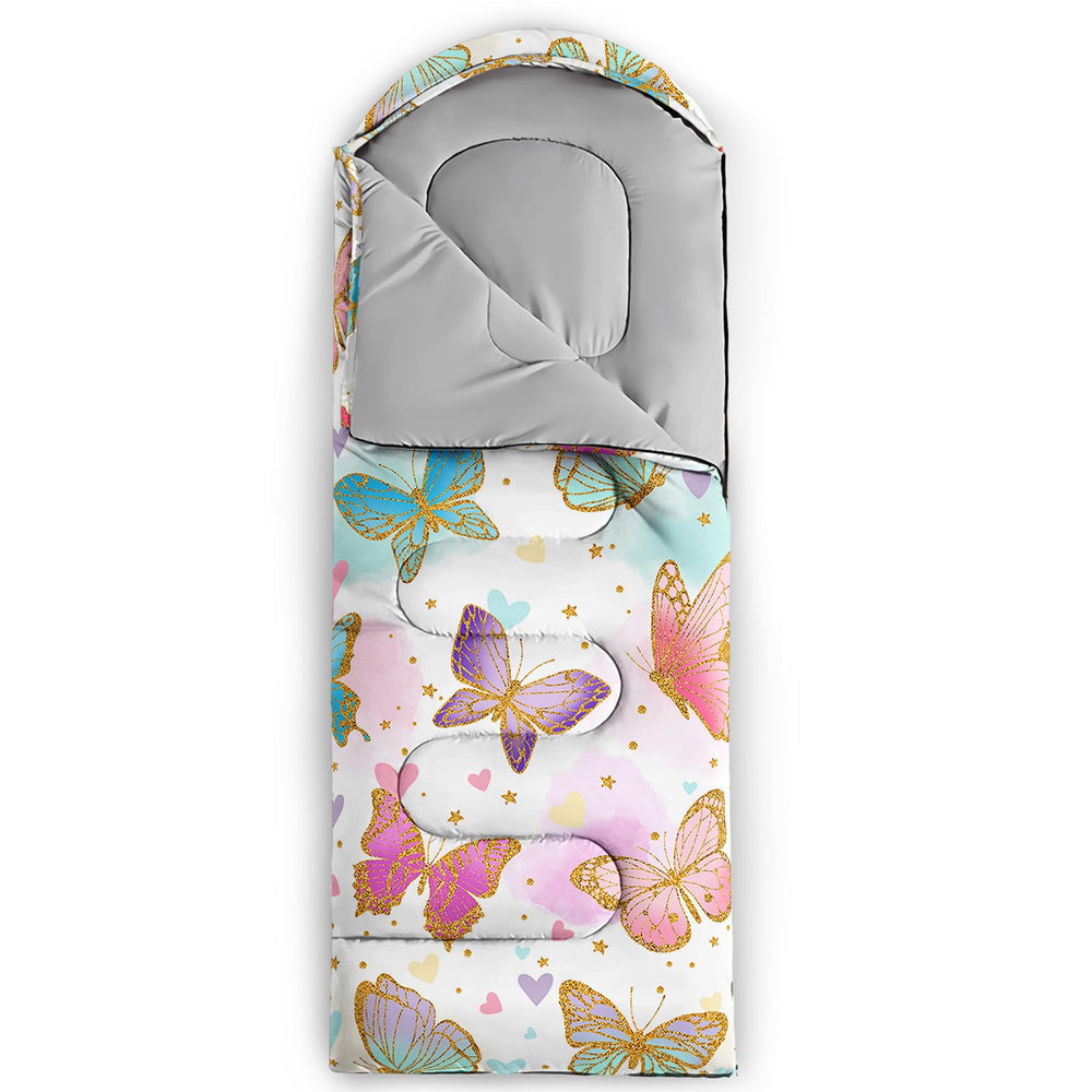 Axolotl compact sleeping bag fits travel packs for quick trips