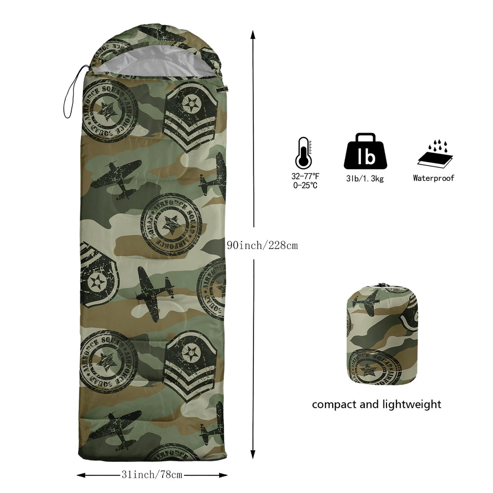 Axolotl sleeping bag compressed in a lightweight compression sack for travel.