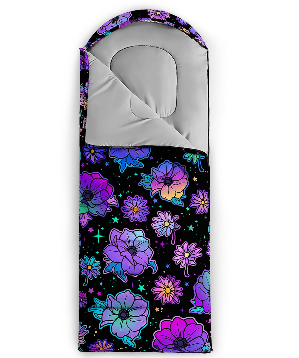 Axolotl sleeping bag easy care; wipe clean or machine wash