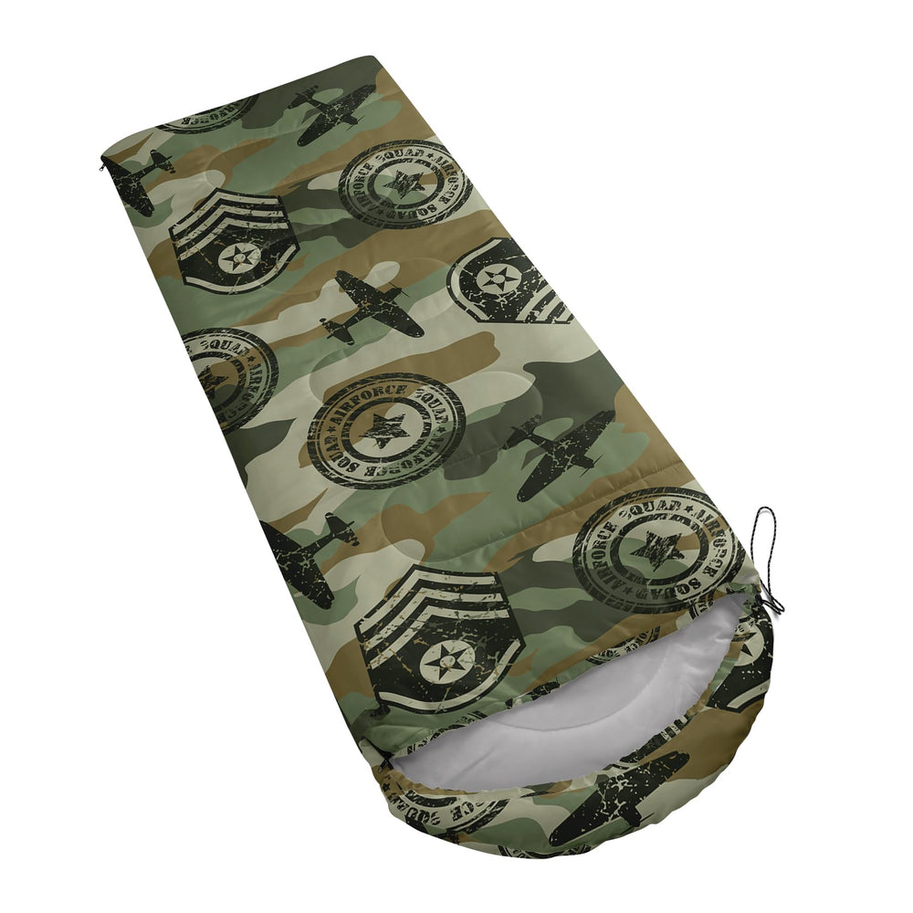 Axolotl sleeping bag opened to blanket-style layout for picnics or indoor lounging.