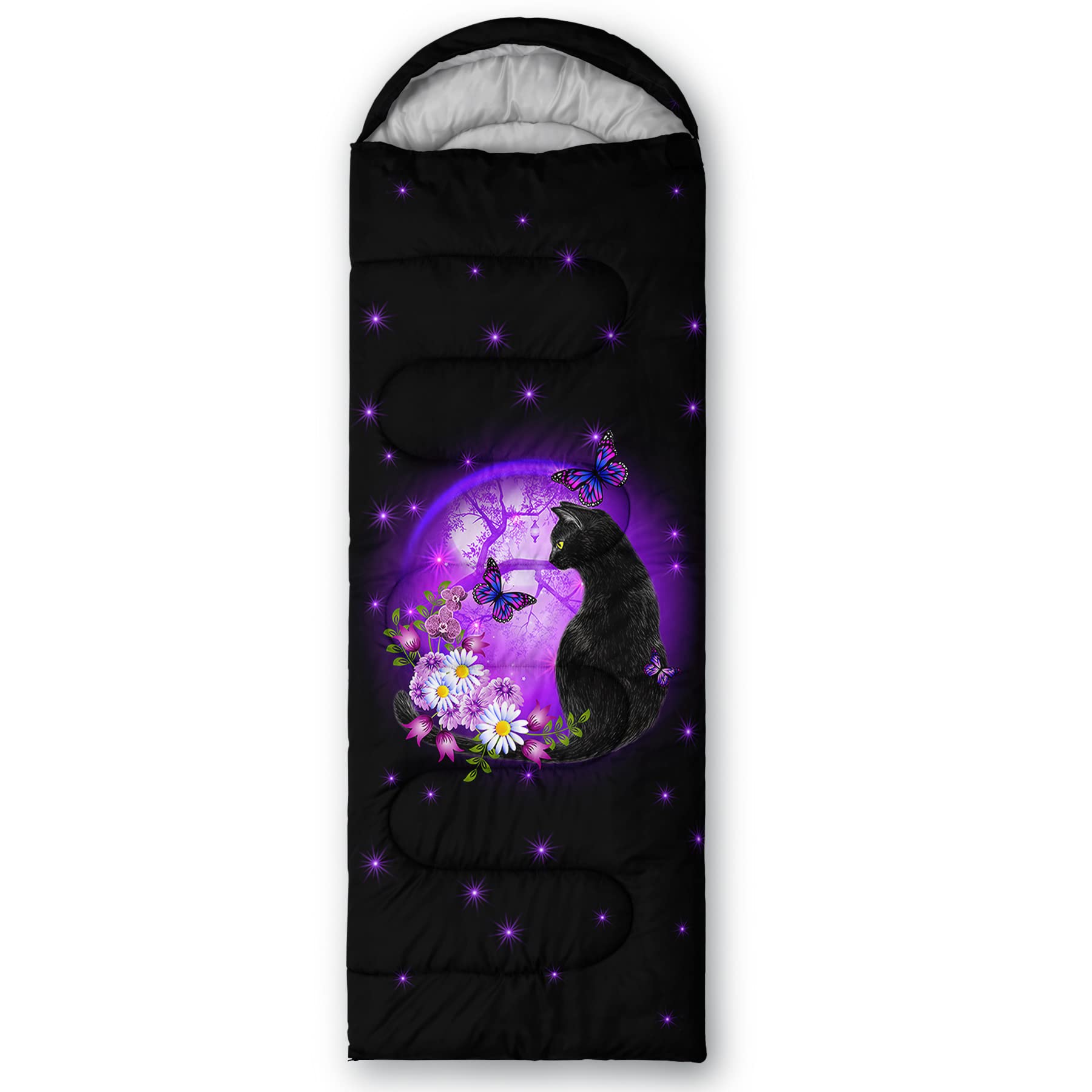 Axolotl sleeping bag purple kids and adults use remains easy care.
