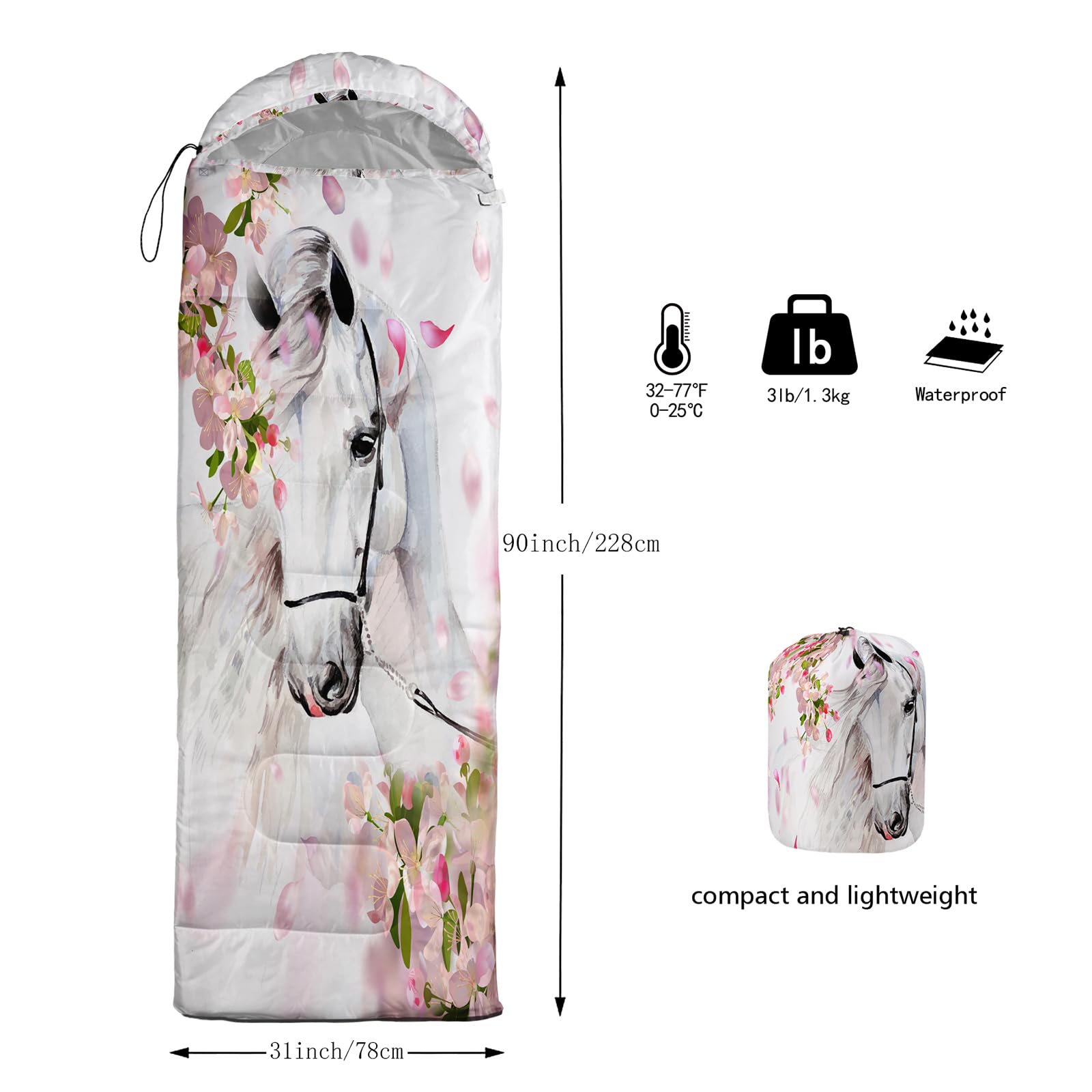 Axolotl sleeping bag side-zip closure for secure warmth in wind