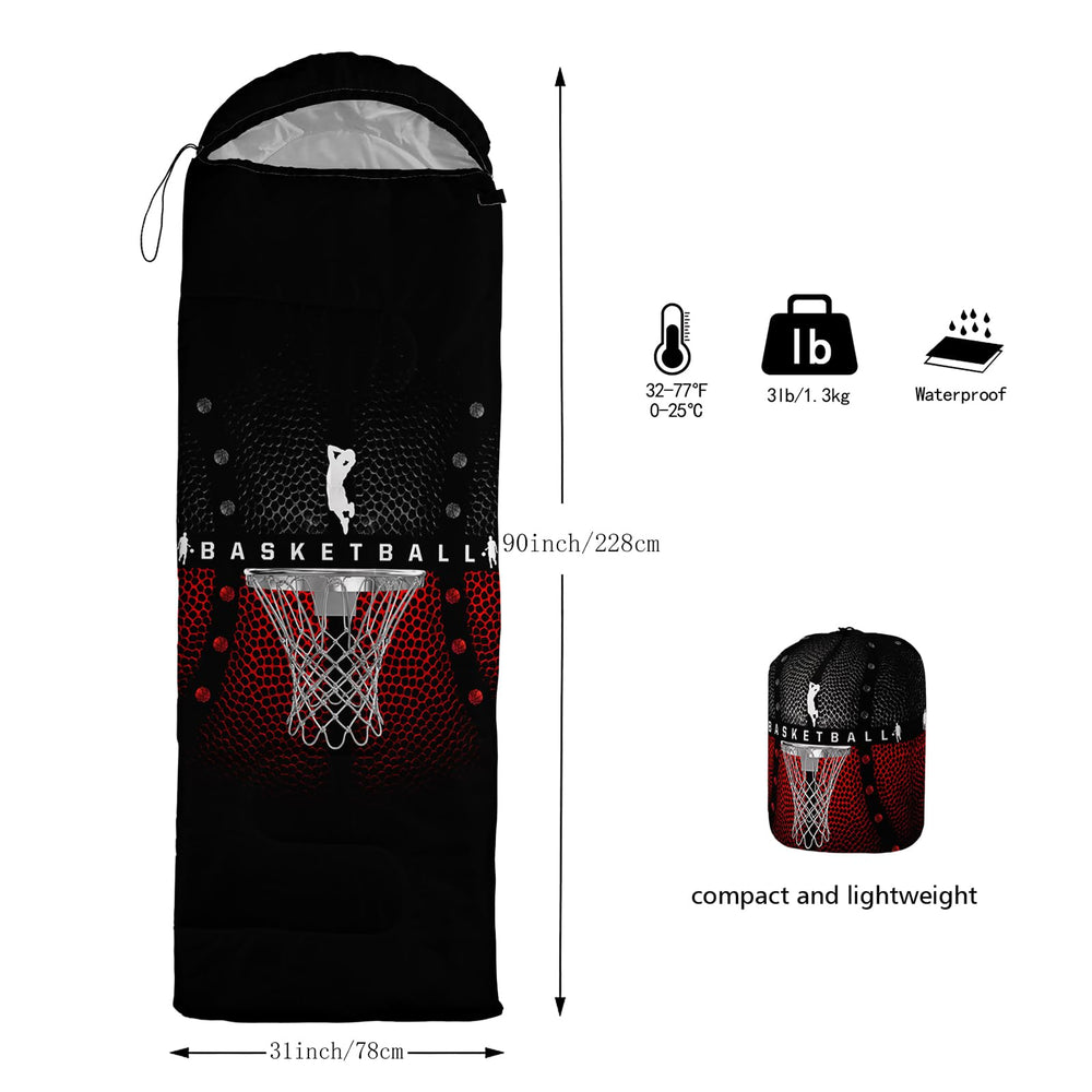 Axolotl sleeping bag side zipper full opening for easy access