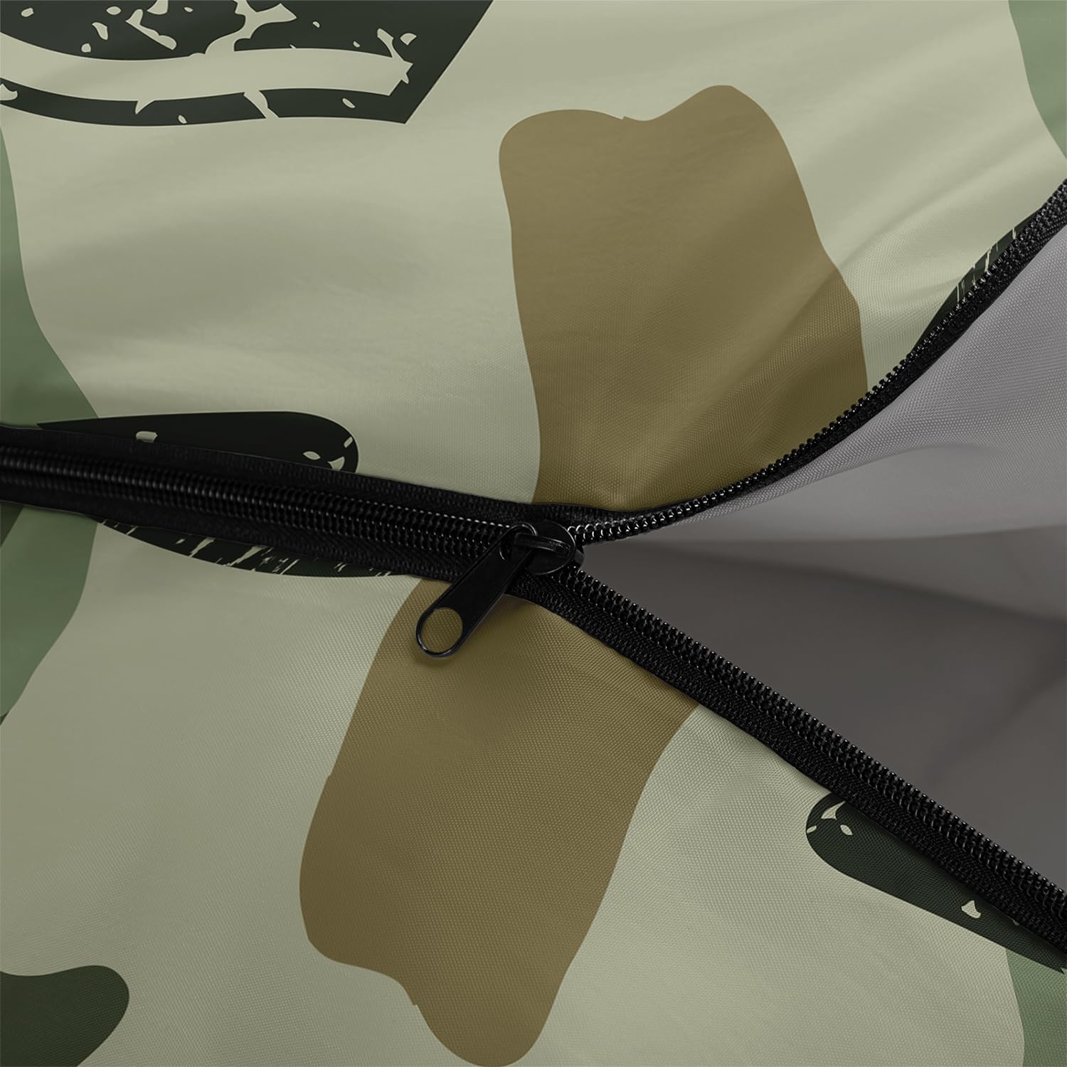 Axolotl sleeping bag with waterproof nylon outer protects against damp conditions.