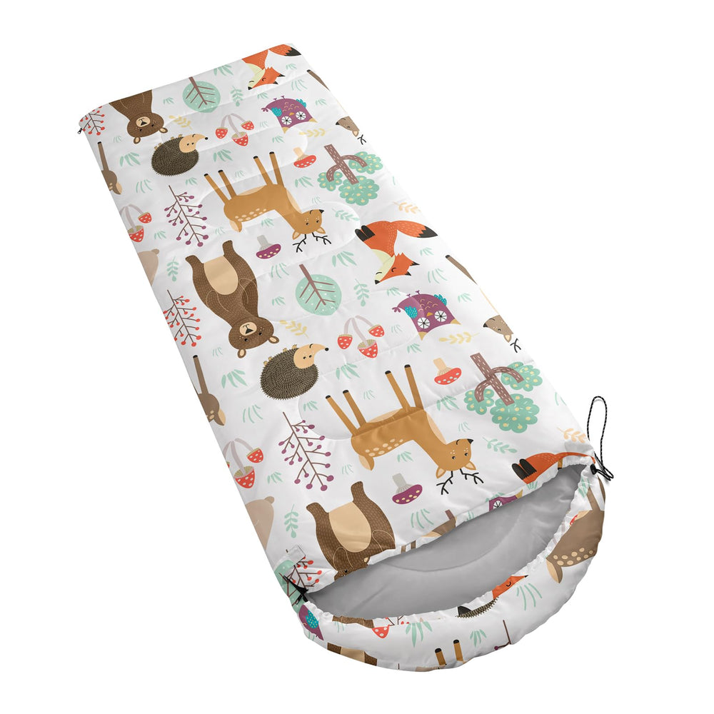 Axolotl sleeping bag 3D print design adds playful color for kids.