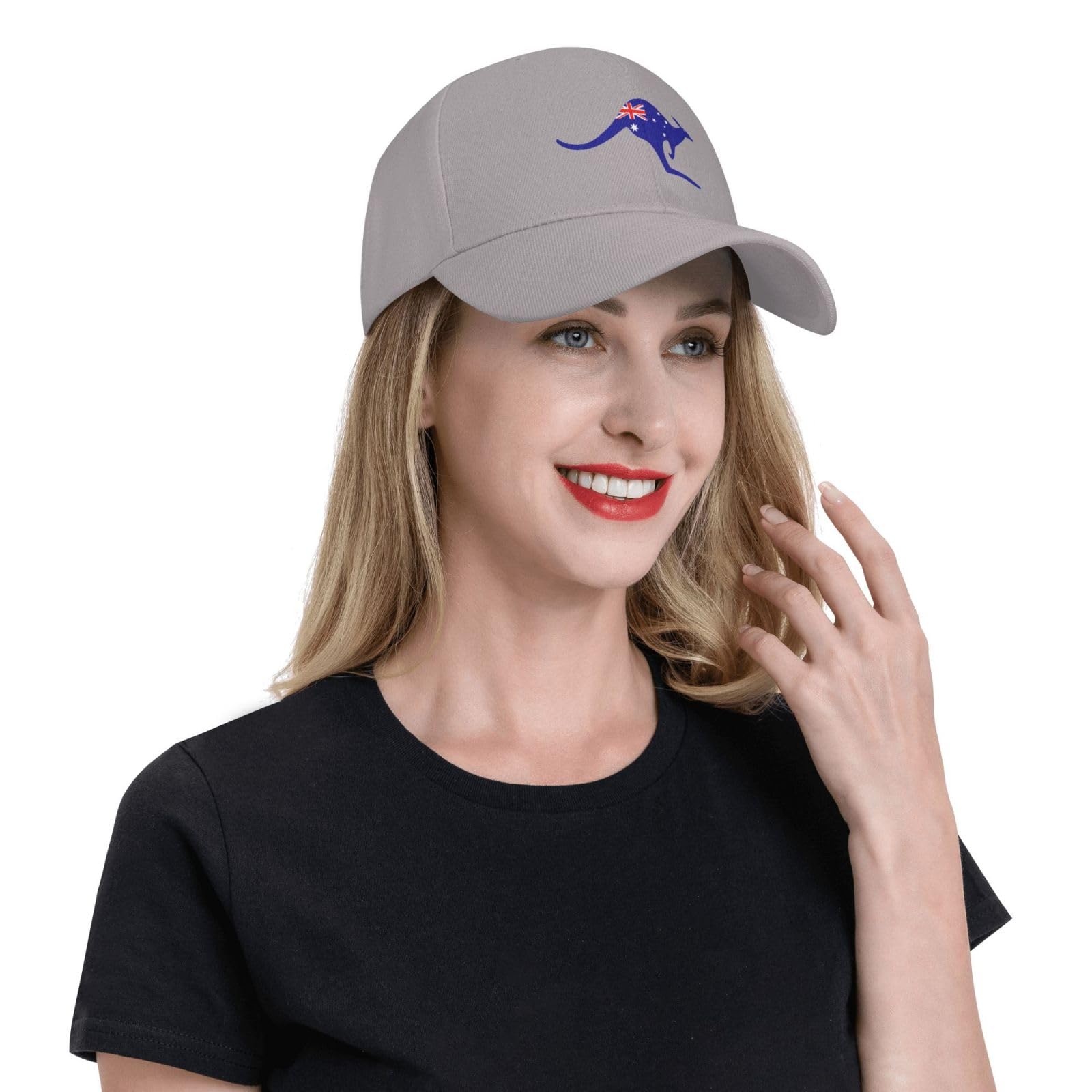Adjustable buckle detail on the AXXOR Kangaroo cap for easy sizing