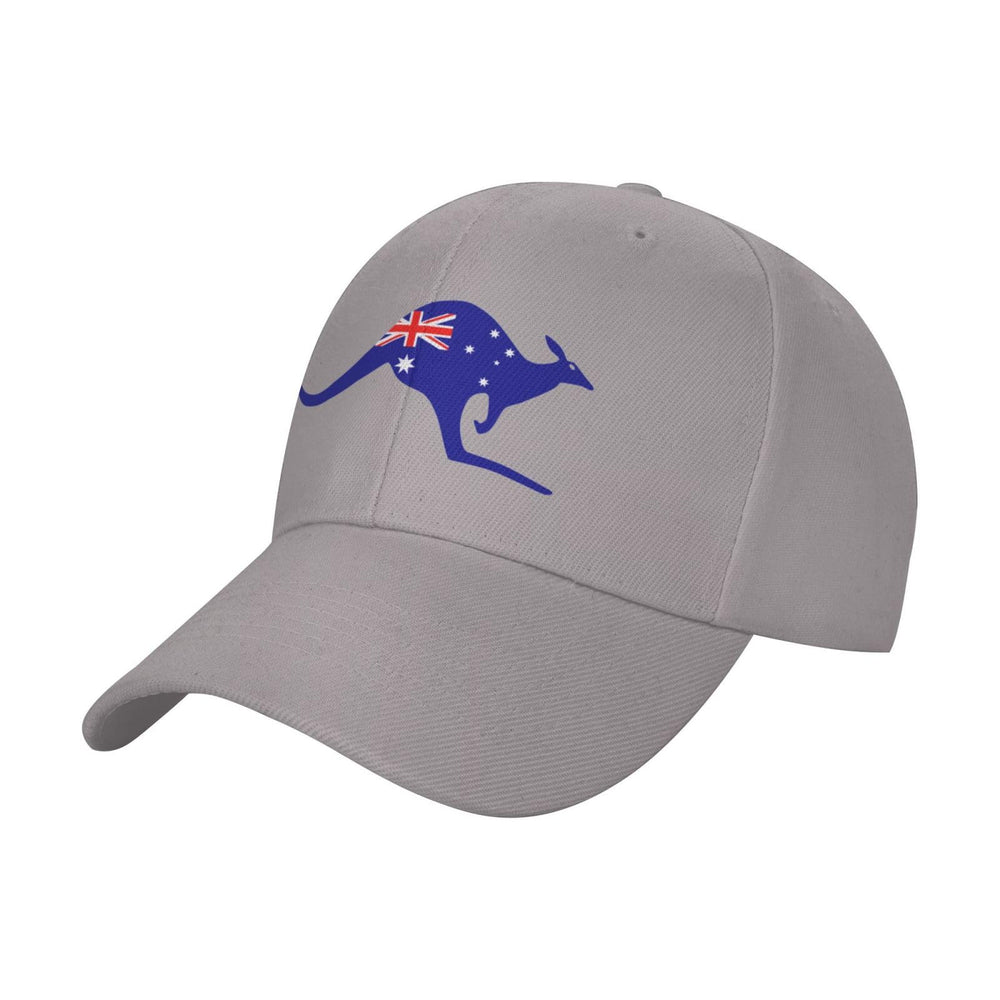 AXXOR Kangaroo baseball cap front view in gray for daily wear comfort