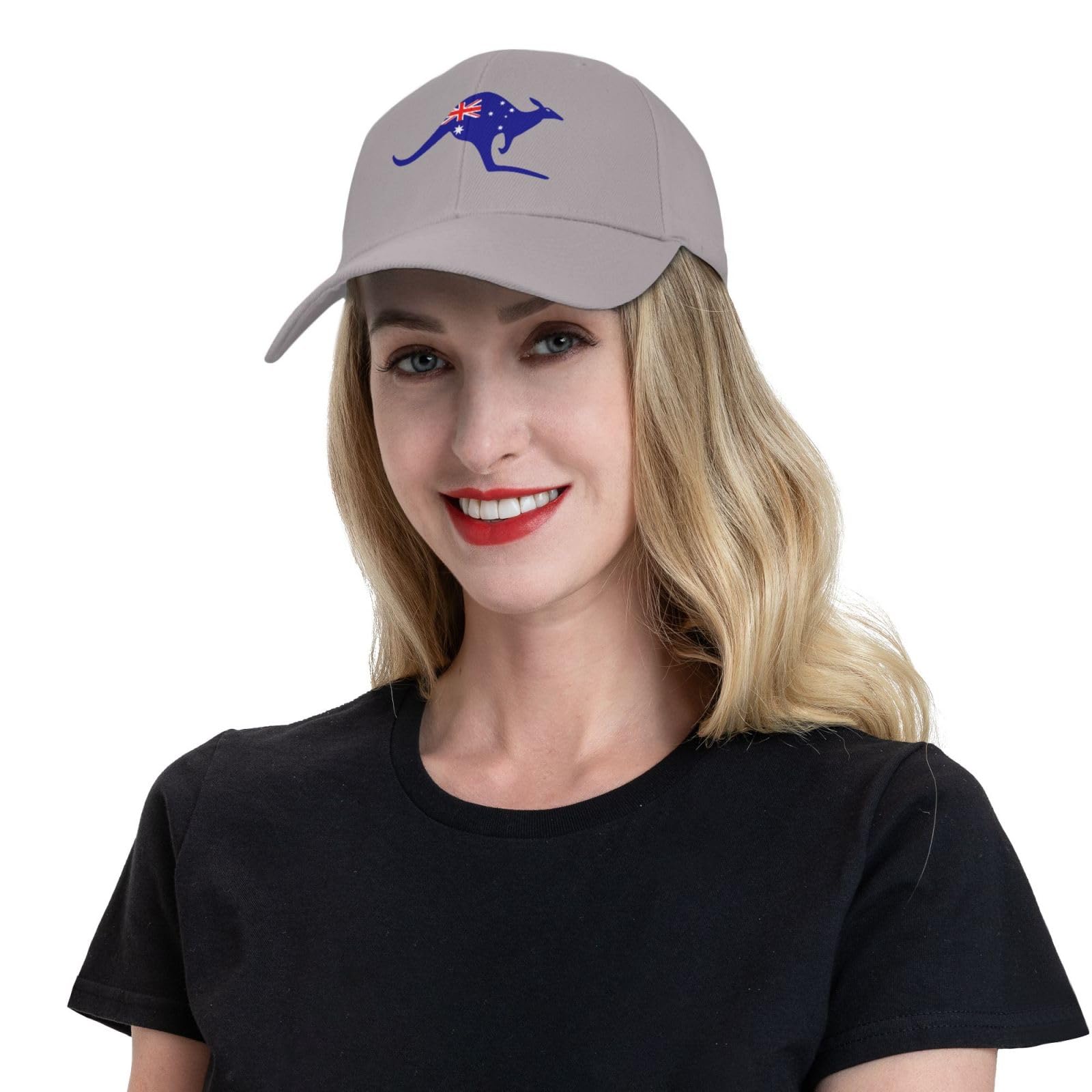 AXXOR Kangaroo cap in use outdoors, gray color and relaxed fit