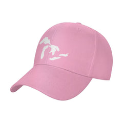 AXXOR Michigan map cap front view, breathable and stylish for daily wear