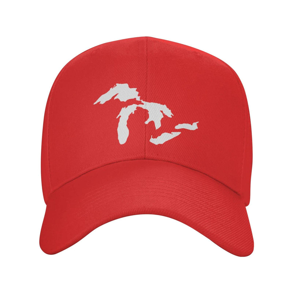 AXXOR Michigan map cap side view, stylish sun protection during daily outings.