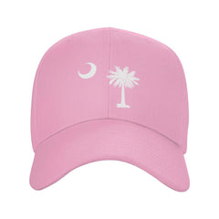 AXXOR Palmetto Trees peaked cap side view showing sleek profile
