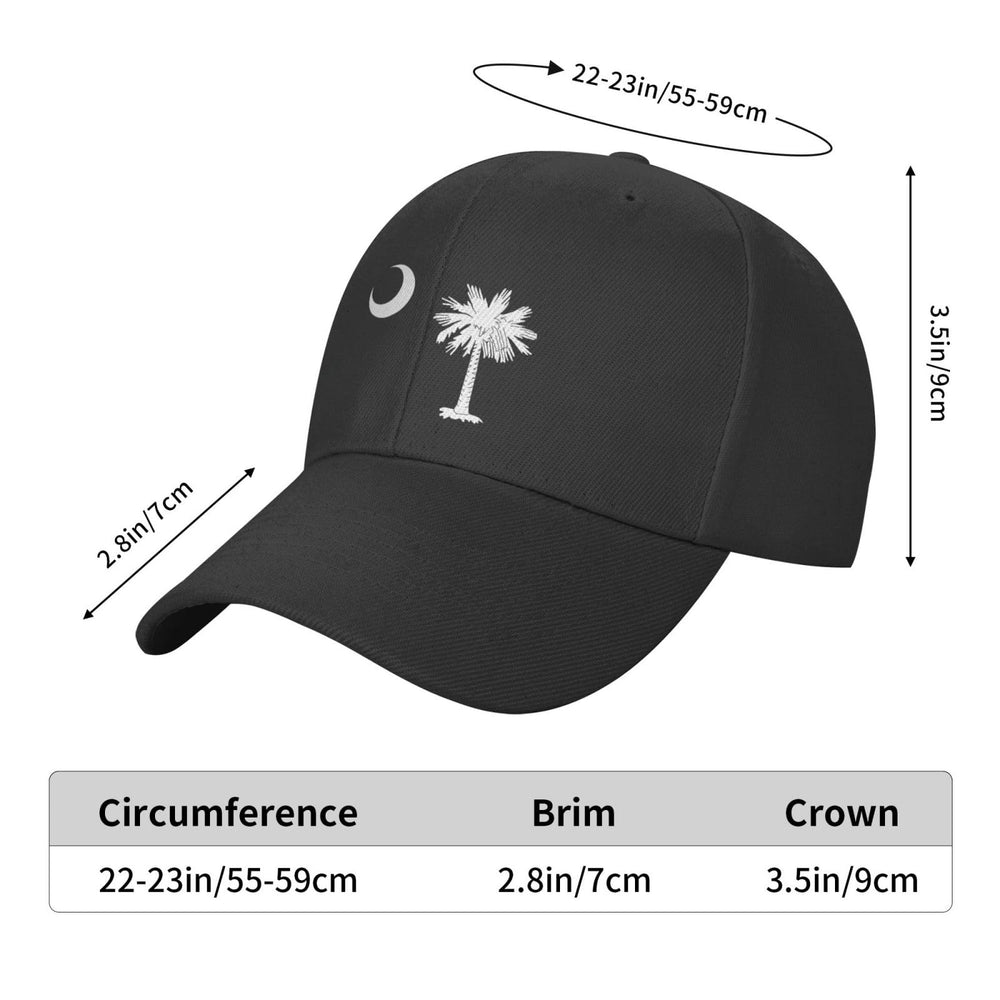 AXXOR Palmetto Trees hat brim close up, sun shade and style