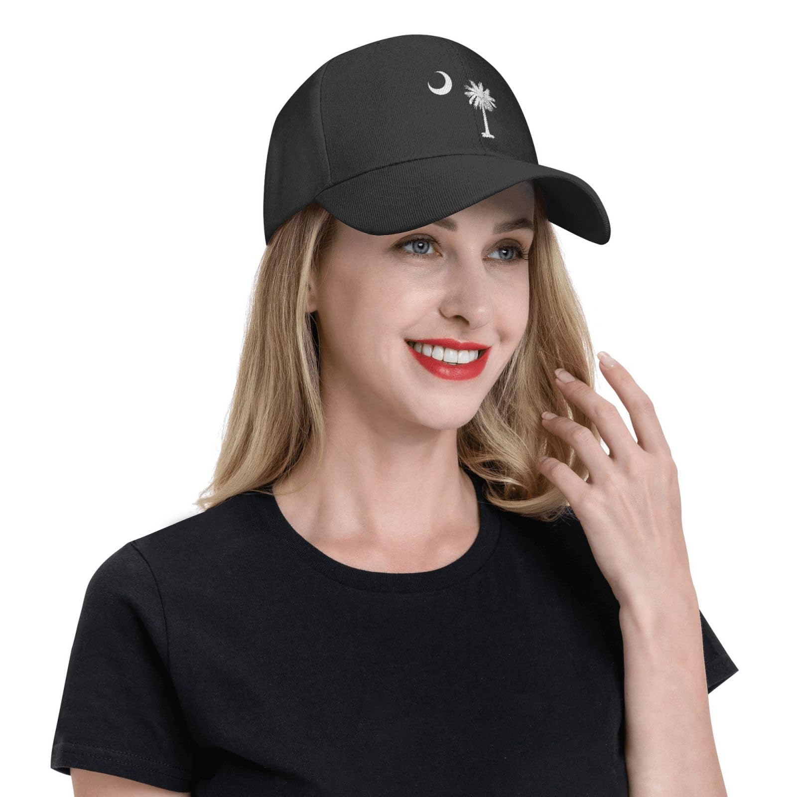 AXXOR Palmetto Trees hat packable design, fits bags