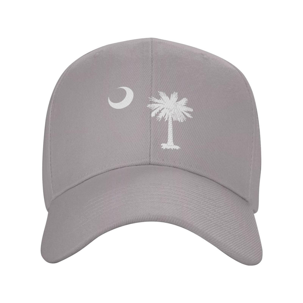 AXXOR Palmetto Trees hat side profile with adjustable buckle for a custom fit.