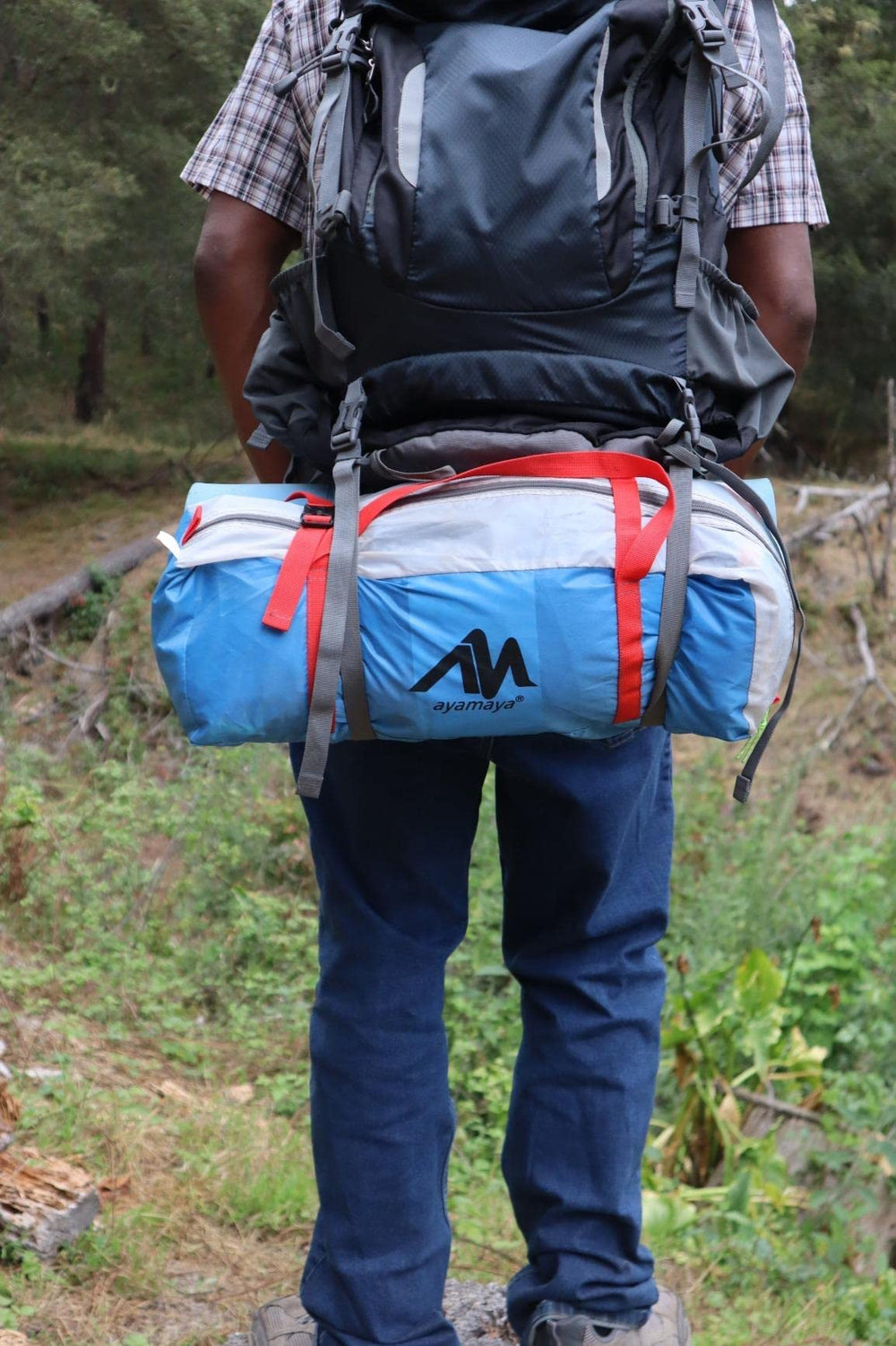 AYAMAYA 2-person camping tent ideal for couples or solo gear setups.
