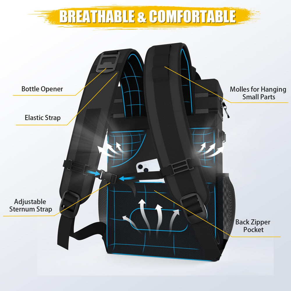 AYAMAYA Backpack Cooler fruit insulated pocket keeps produce fresh.