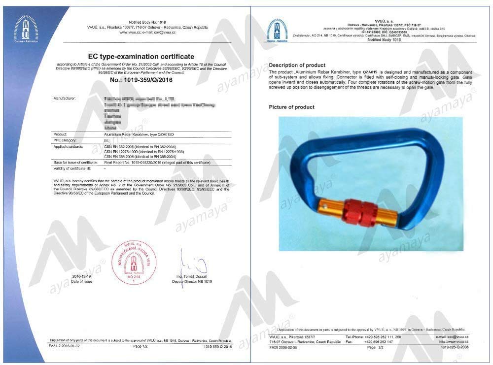 Ayamaya CE-certified strength rating shown for credible safety specs.