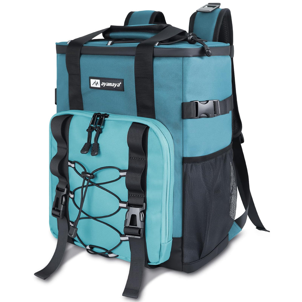 AYAMAYA Cooler Backpack full product view highlighting spacious main compartment.