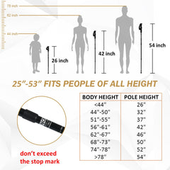 AYAMAYA cork grip pole offers sweat absorbing comfort.