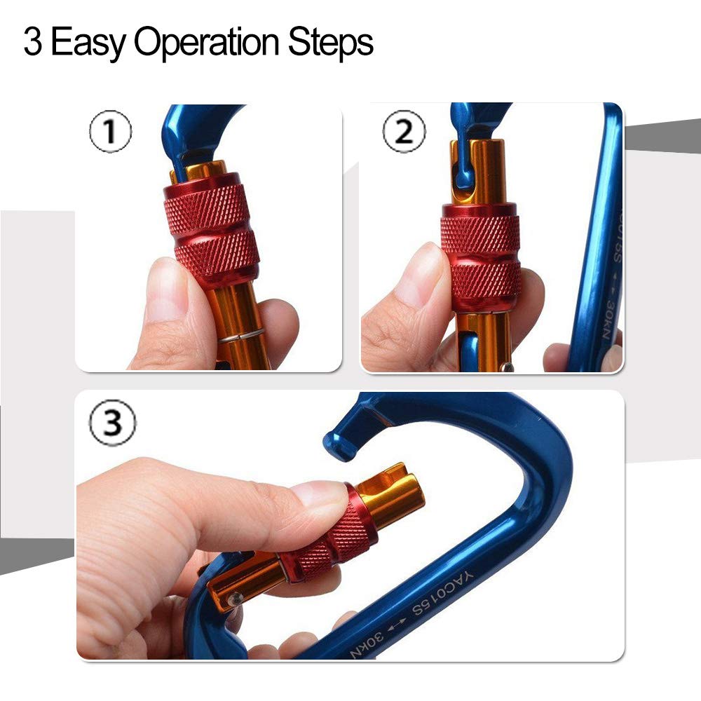 AYAMAYA Munter hitch-compatible carabiner for quick rope setups.