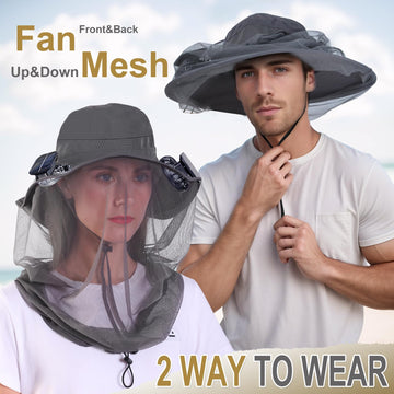 AYAMAYA Netting coverage close-up emphasizing face and neck protection from insects