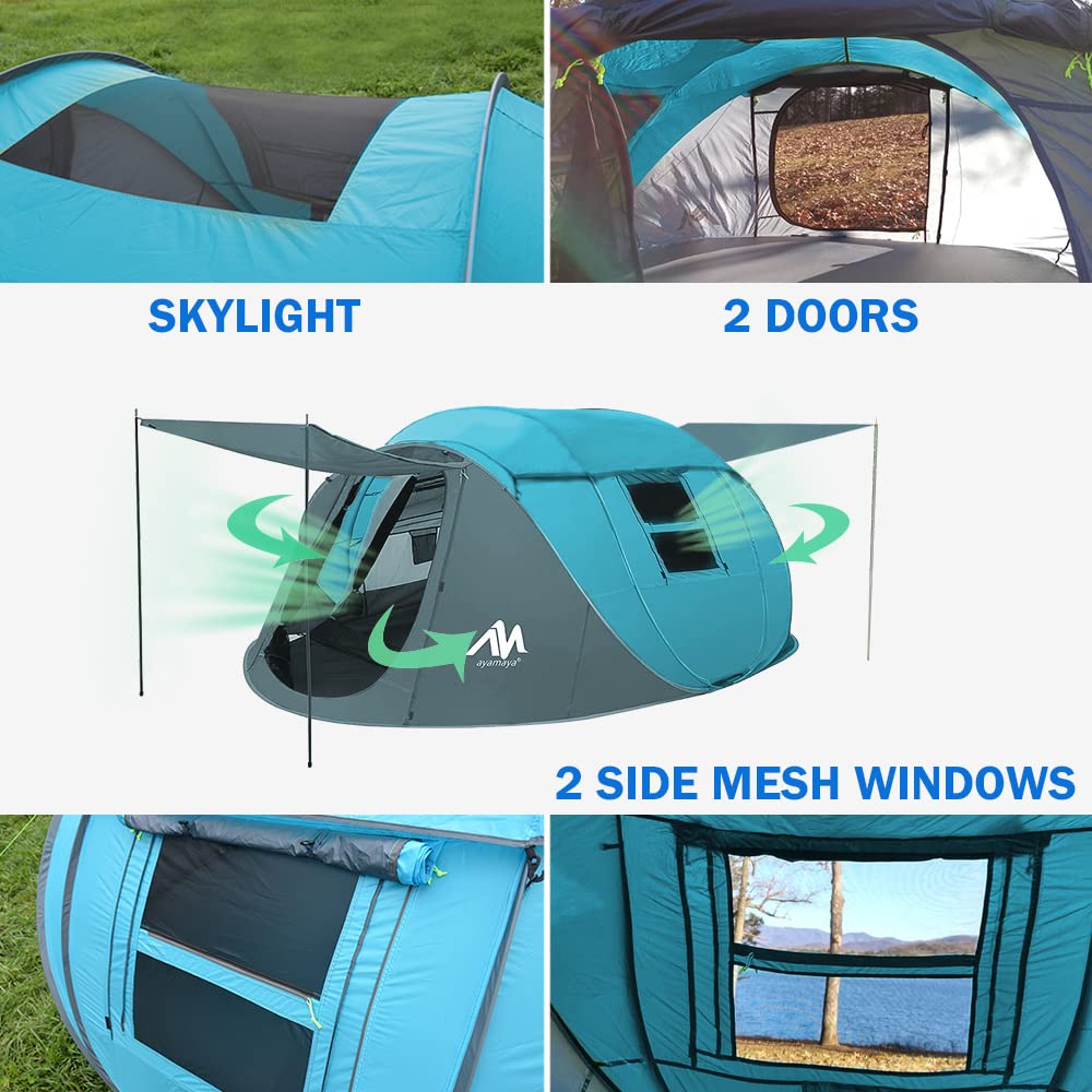 AYAMAYA reflective guylines enhance night-time visibility and safety.