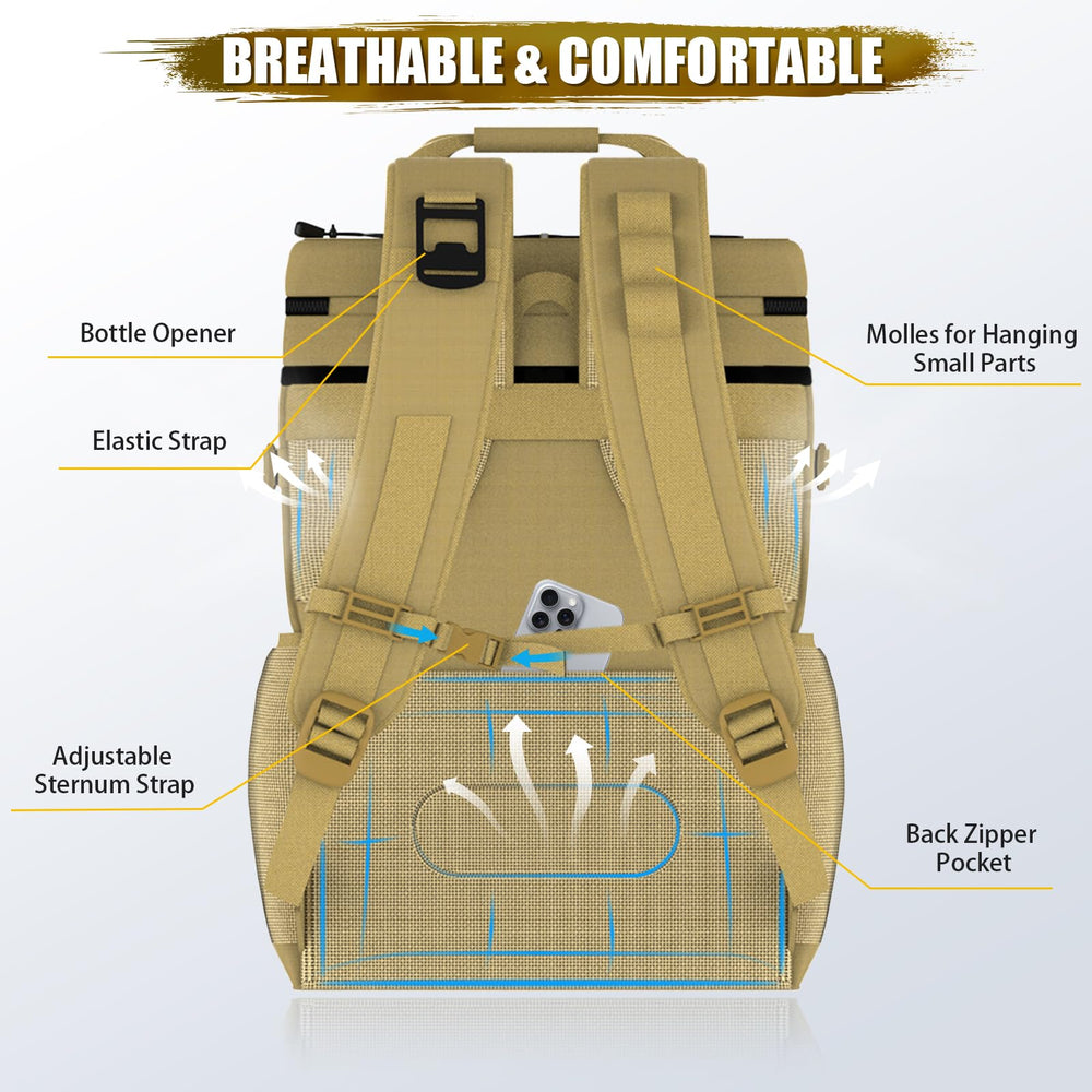 AYAMAYA soft padding reduces shoulder and back strain for all-day comfort.