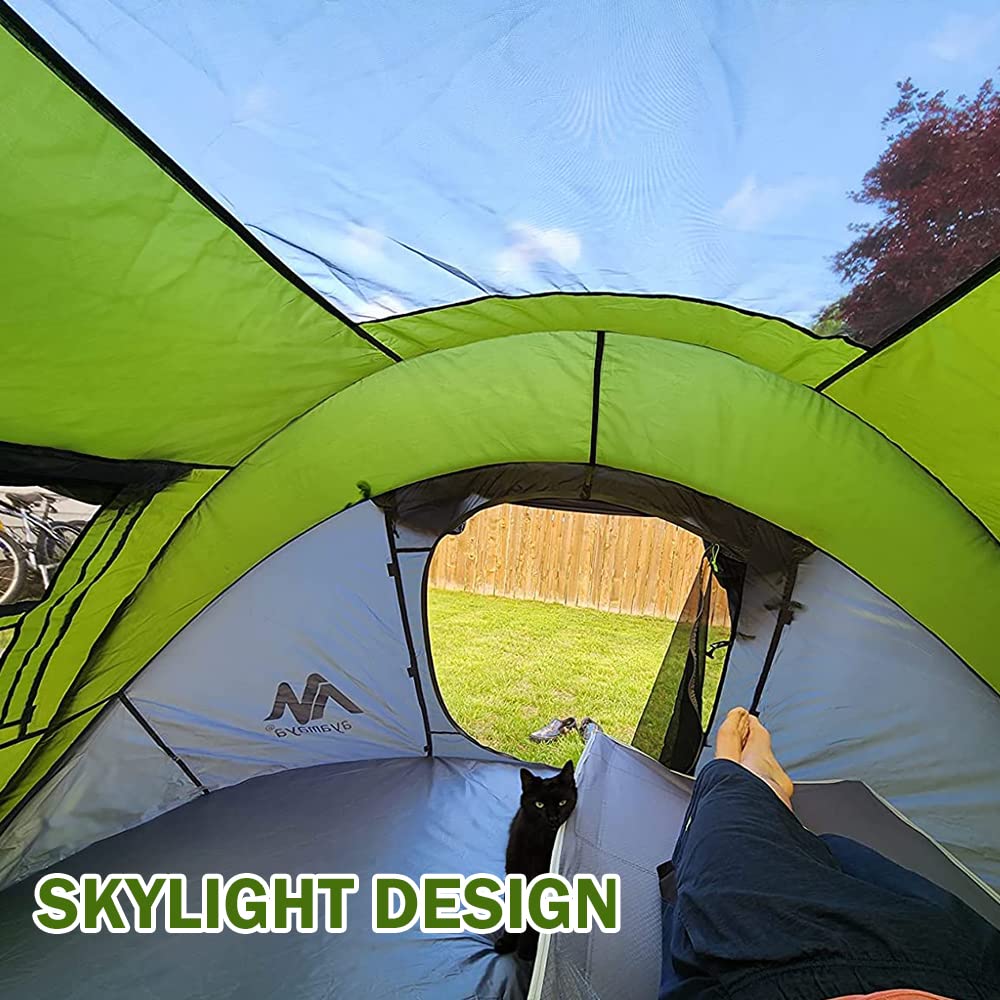 AYAMAYA tent-2-doors airflow — enhanced ventilation for comfort.