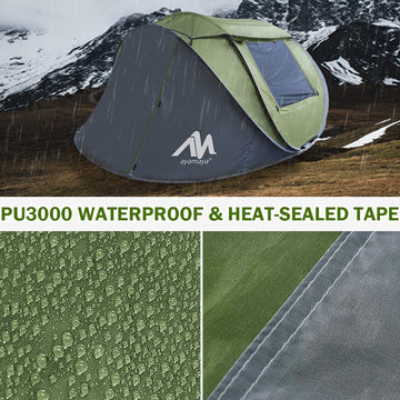 AYAMAYA tent reflective guylines — safer night setup with bright visibility.