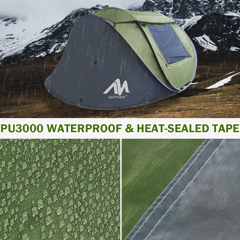 AYAMAYA tent reflective guylines — safer night setup with bright visibility.