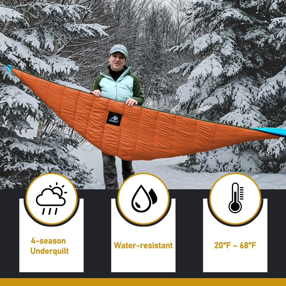 AYAMAYA underquilt compression stuff sack for compact packing