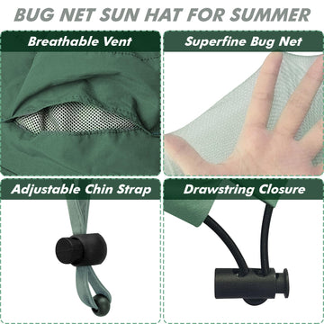 AYAMAYA ventilated net hat keeps head cool during outdoor activities.