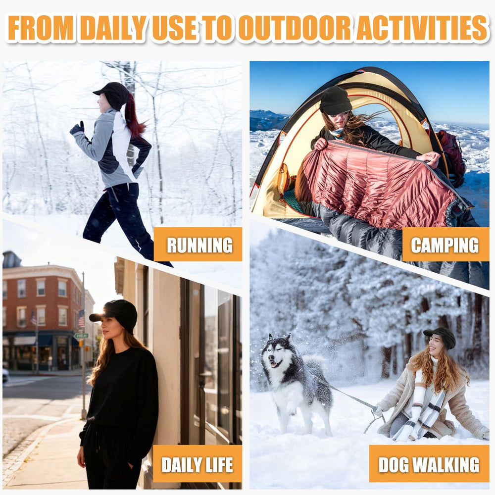 AYAMAYA versatile hat for running, hiking, and dog walks in cold weather