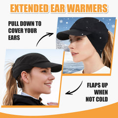 AYAMAYA ponytail-hole design keeps hair comfortable without sacrificing warmth