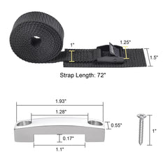 Ayaport stainless brackets and screws illustrate rust-free durability for outdoor use