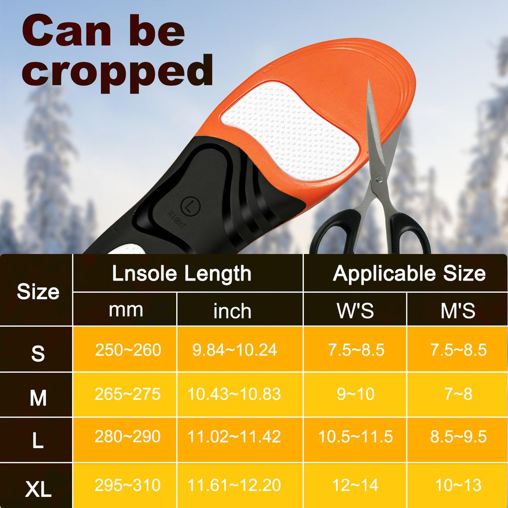 AYATAHA high-arch support insole closeup highlights cushioned comfort and durable materials