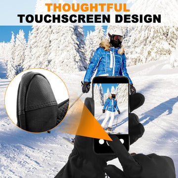 AYEAH heated gloves three-temperature control for versatile warmth