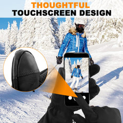 AYEAH heated gloves three-temperature control for versatile warmth