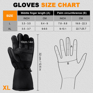 AYEAH heated gloves anti-slip grip for secure tool handling