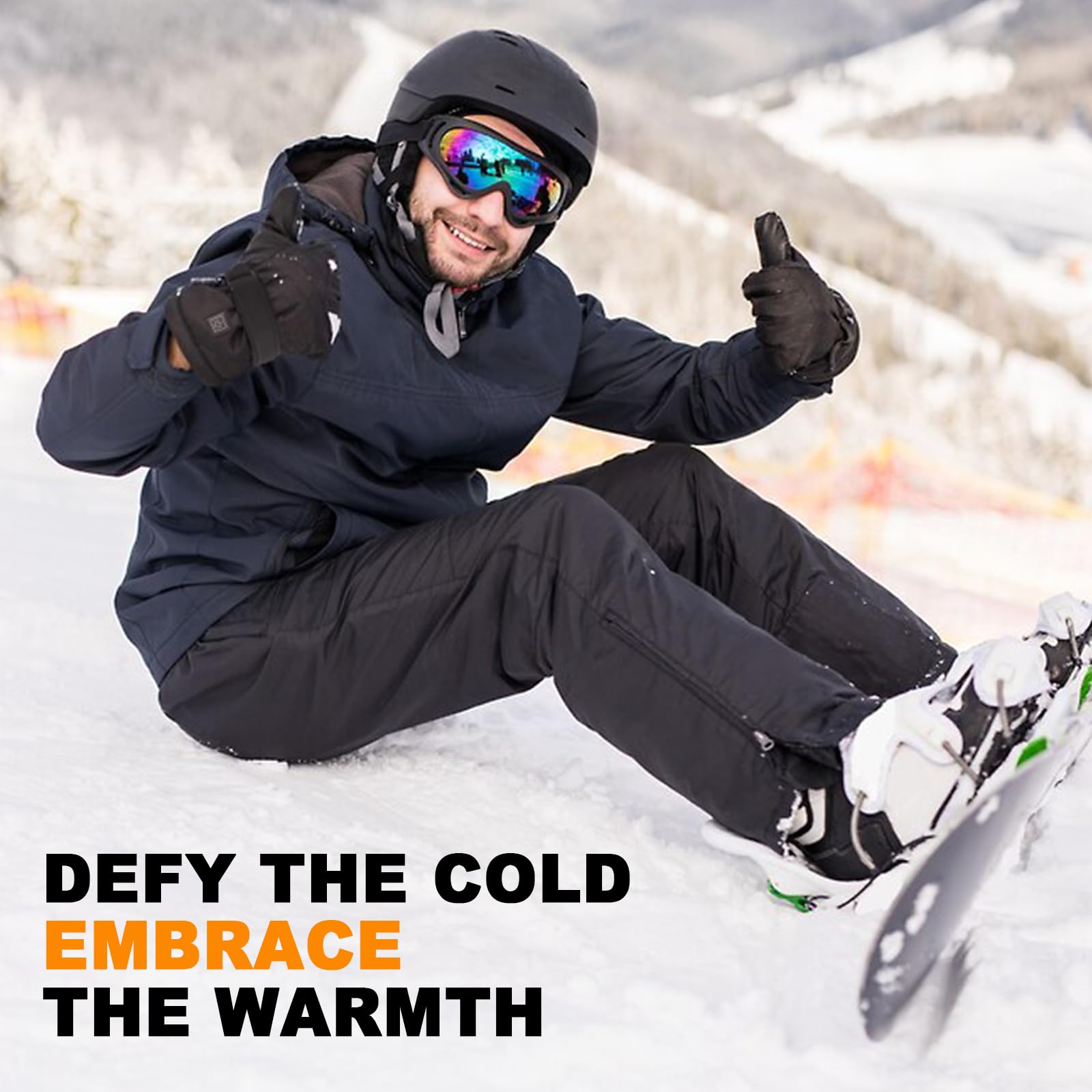 AYEAH heated gloves universal XL fit for men and women