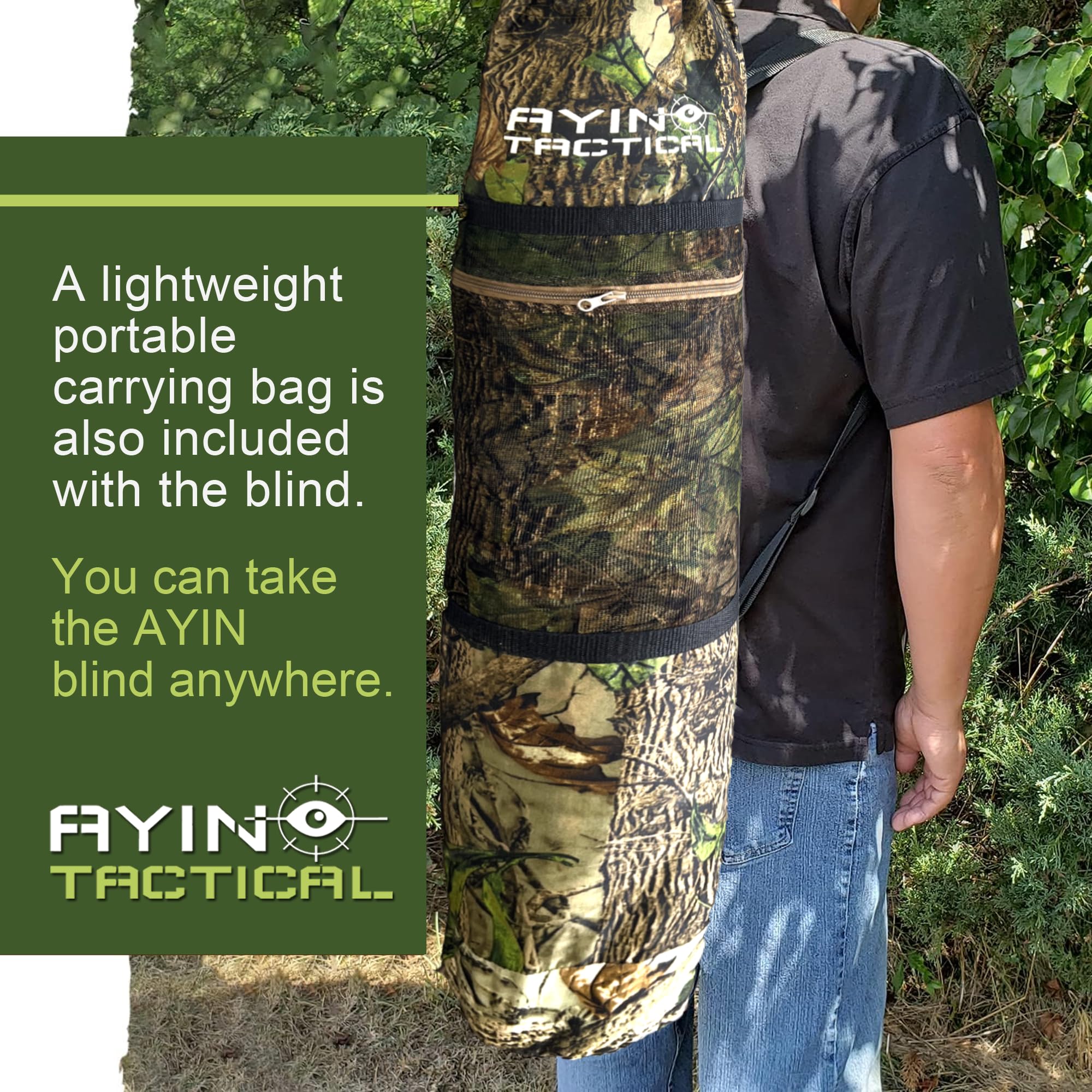 AYIN See Trough portable carrying case eases transport between hunts.