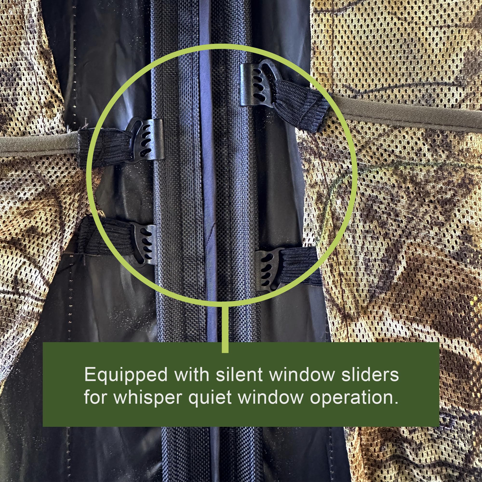 AYIN See Trough weatherproof fabric with reinforced hubs for rugged conditions.