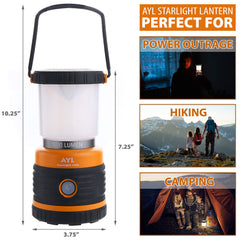 AYL IP44 waterproof lantern ready for rain-soaked outdoor adventures.